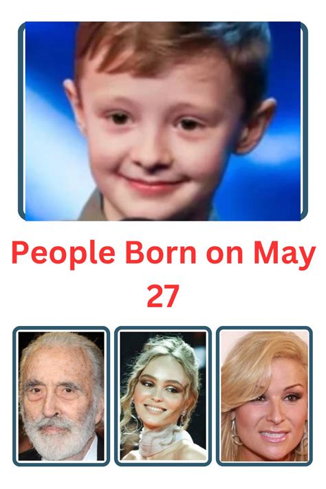 famous may 27 birthdays